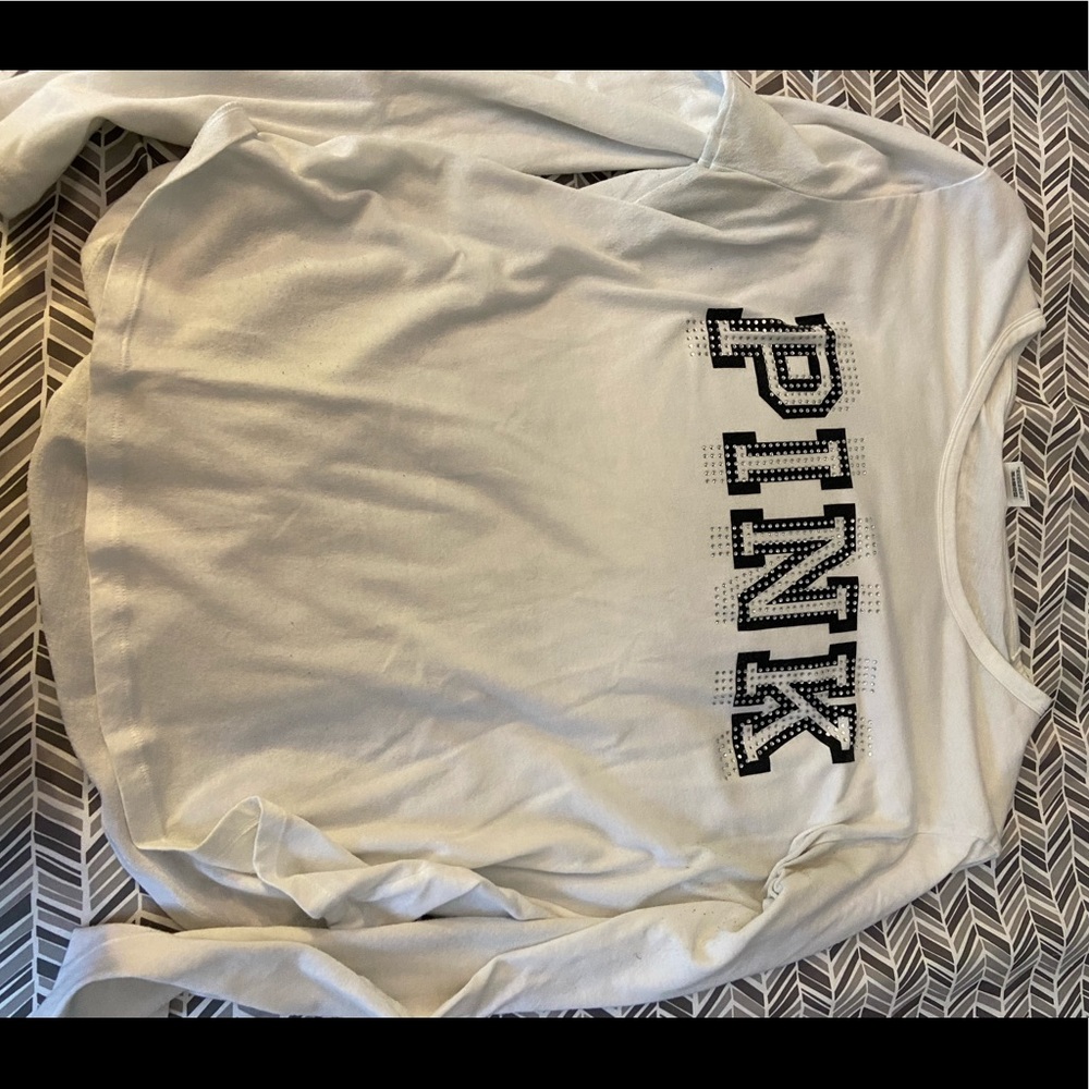light material size XL long sleeve PINK t shirt